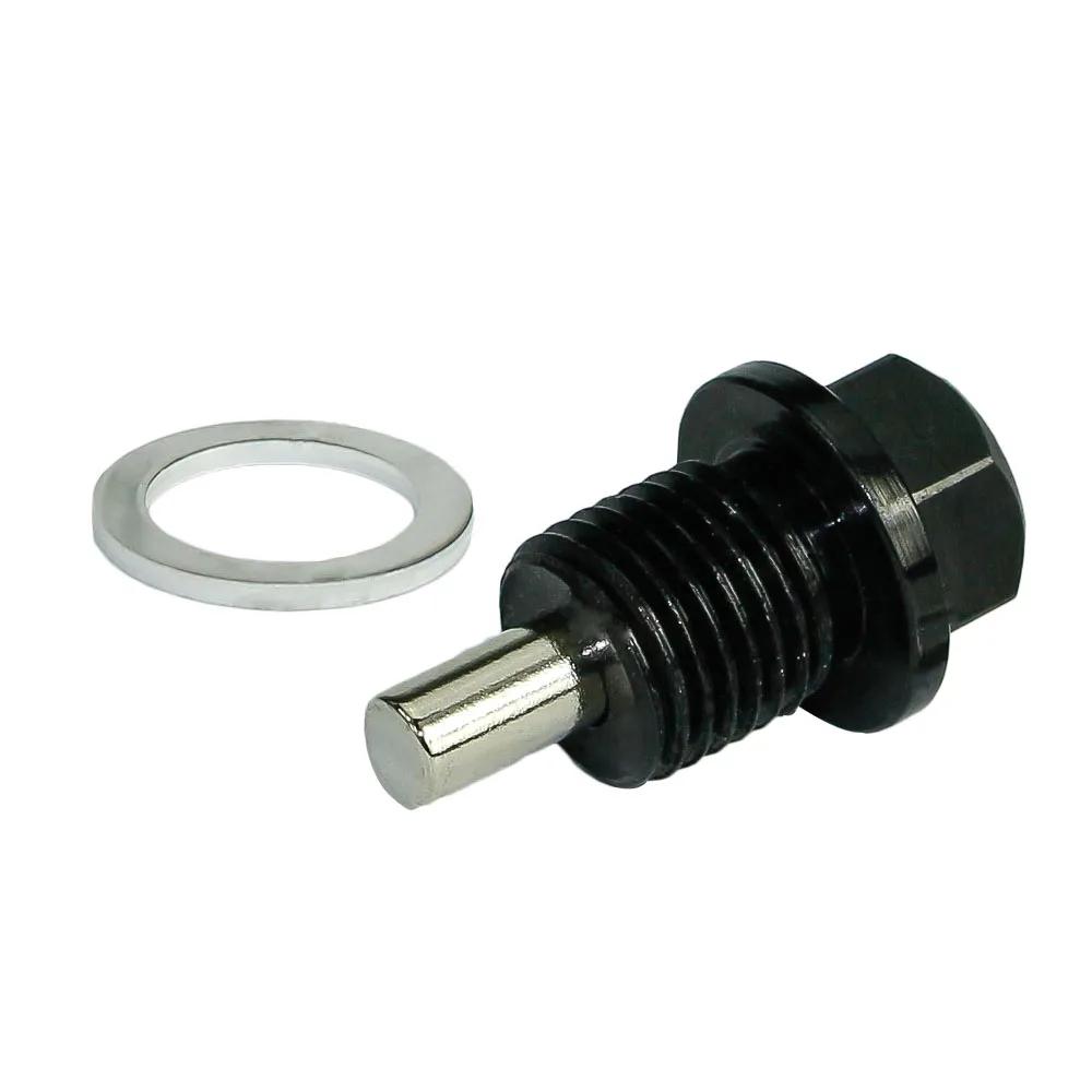 M14*1.5 Aluminum Neo Chrome Magnetic Oil Drain Plug Oil Drain Bolt Oil Sump Drain Plug Nut