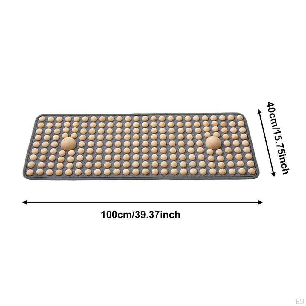 Wooden Foot Acupressure Mat Pad for Men Women Lightweight Massage Board