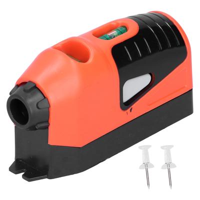 Miernik laserowy z poziomicą pęcherzykową, na podczerwień, poziomy, narzędzie do pomiaru linii w budownictwie