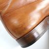 Great Santoni Ankle boots 6466 Inner wing style, straight tip, lace-up Brown leather mens 6.5 Used