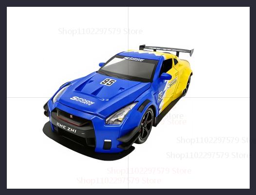 2025 New1:24 Skyline Ares Sports Car Spray Alloy Diecast Model Car Sound Light Classic Collectibles Birthday Gifts The Kids Toys