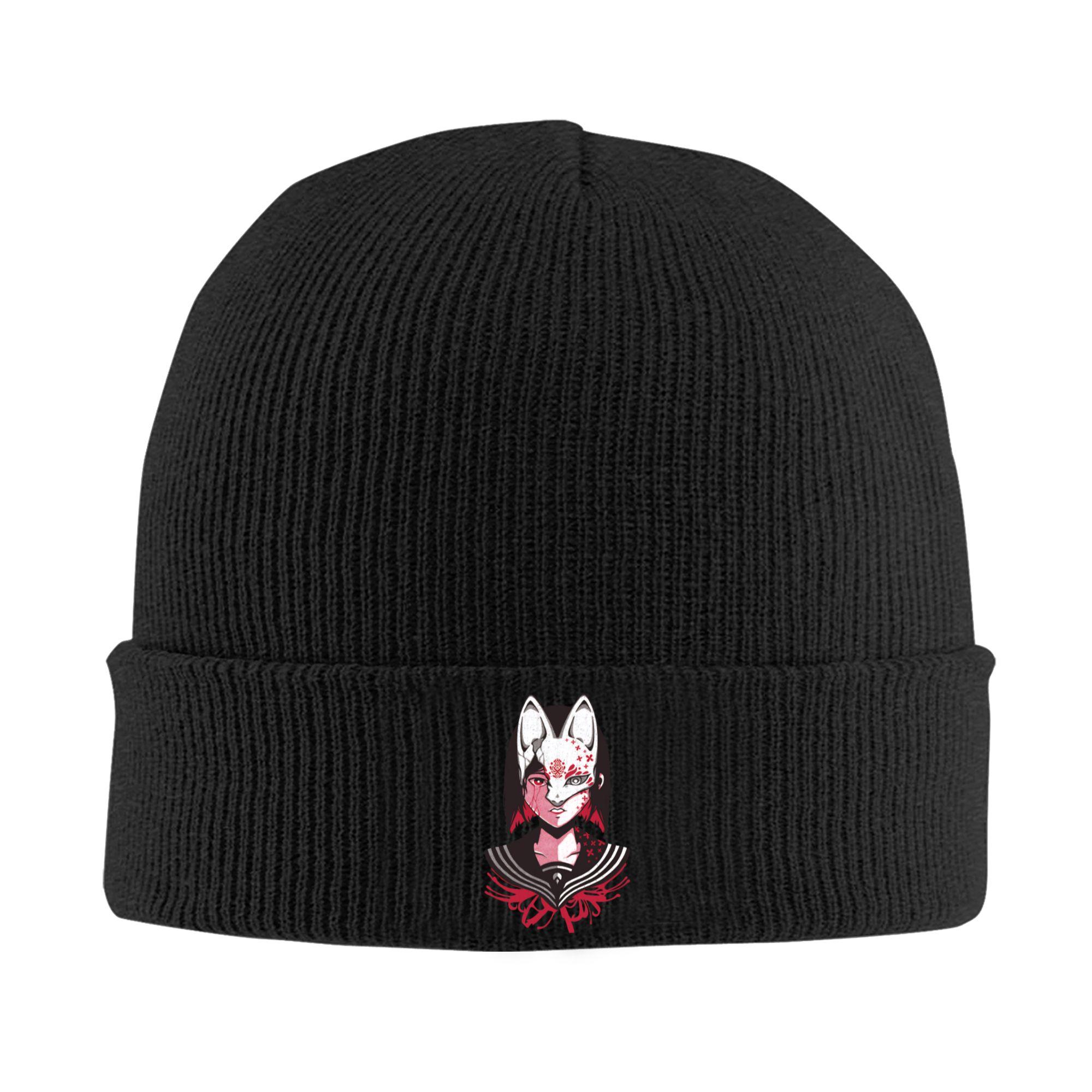 Silent Hill F Horror Game Knitted Caps Womens Unisexs Skullies Beanies Winter Hat Acrylic Warm Cap One Size