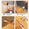 Hand Crank Corn Sheller Manual Corn Stripper for Home Farm Use with Adjustable Blades Ball Bearing Track and Anti Cover