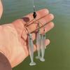 Yousheng 3Pcs 10CM T-Tail Fishing Lure Realistic Lightweight Soft Plastic Bionic Artificial Swimbait Freshwater Saltwater Trout Bass Fishing