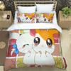 3D Printing Cartoon Lovely Hamtaro Bedding Set Duvet Cover Pillow Set Birthday Gift Children Quilt Cover Bedding Home Textiles