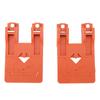 2 Pcs Hinge Installation Fixing Plate Strong Magnetic Foldable Hinge Installation Positioner for Most Door Hinges and