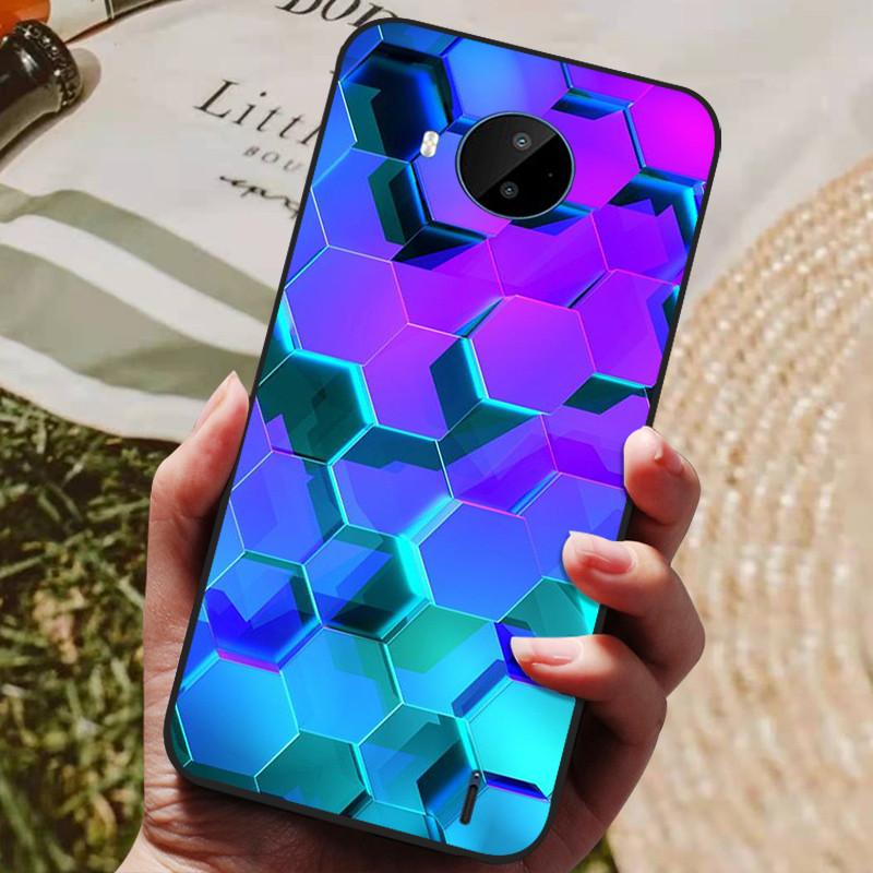 For Nokia C20 Case Soft TPU Silicone Cartoon Back Cover for Nokia C20 Plus Phone Cases TPU Black Bumper for NokiaC20 C 20 Plus