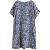 Summer Loose Artistic Retro Printed Cotton Linen Short Sleeved Dress for Women Covering The Flesh Showing Off Thinness Casual Dresses