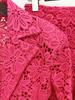 Available 2025: Stylish European & American Celebrity Slim Lace Pantsuit Set