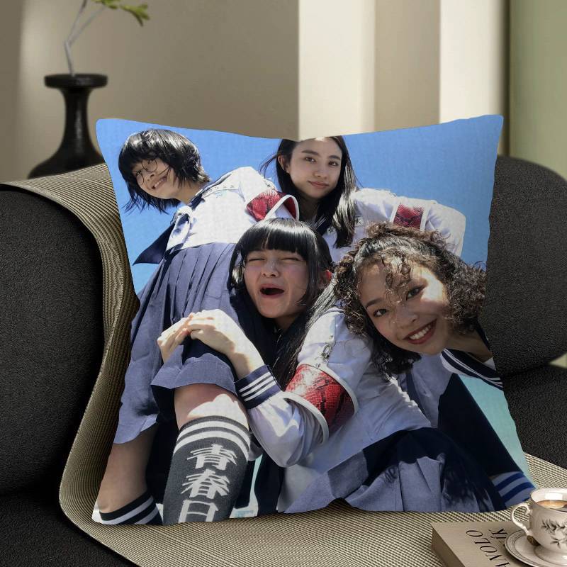 

Atarashii Gakko Молодіжний гурт Наволочка toon Подарунок Наволочка для подушки Спальня Дім Диван Крісло Сидіння Декор наволочка 12x12Inch