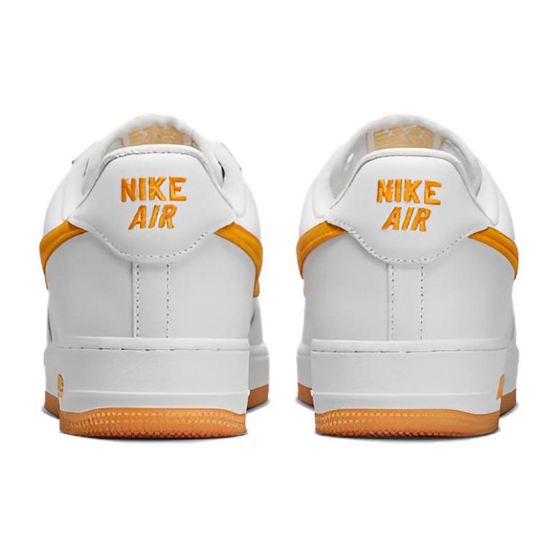 Nike Air Force 1 Low Retro Qs Color Of The Month White University Gold Sneakers FD7039-100