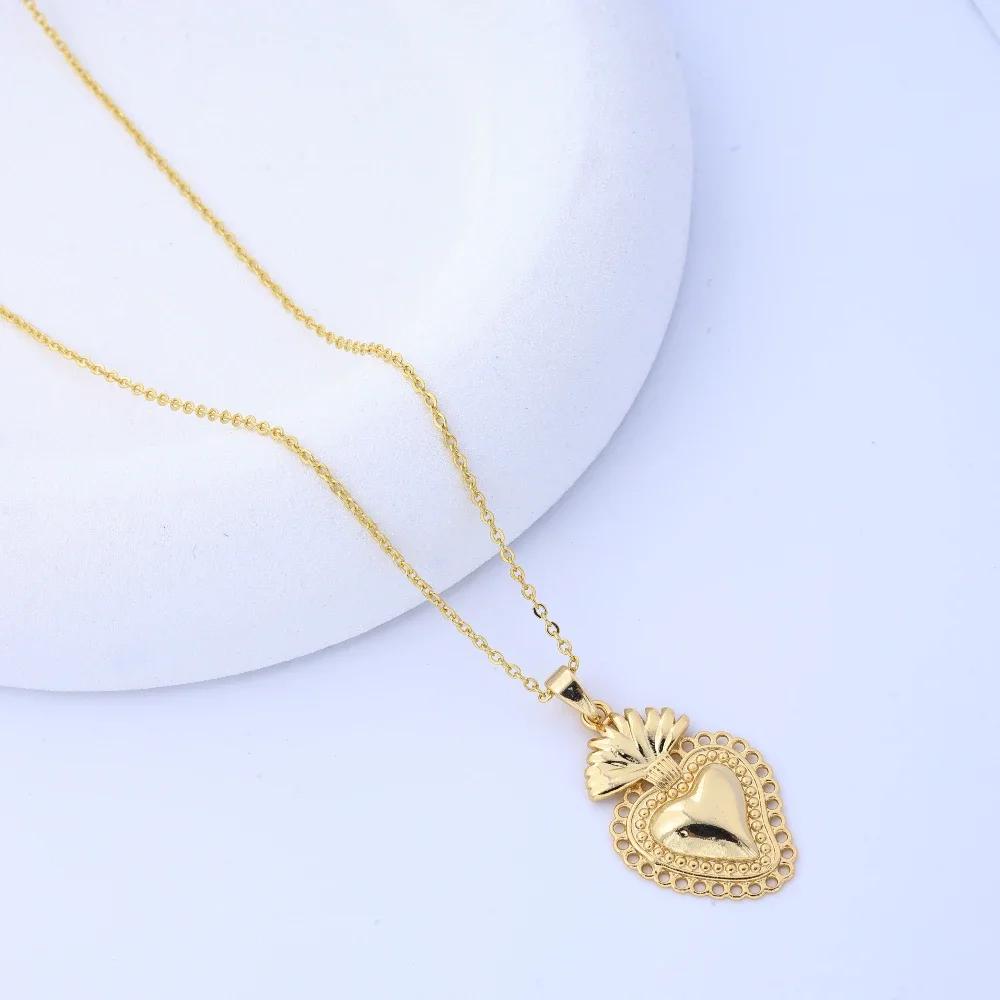 

Hot Selling Personality Camellia Drip Oil Necklace Women s Retro Light Luxury Love Pendant Clavicle Chain Korean Version Premium 45