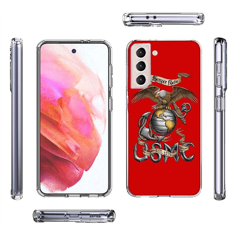 AMERICAN PATROIT Phone Case For Samsung Galaxy S25 Edge S24 S23 FE S21 S20 S10 Plus S22 S26 Ultra Cover Clear Cases TPU Capa She