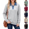 Women's Casual Fashion V-Neck Knit Top, Knitwear for Everyday Wear and Going Out