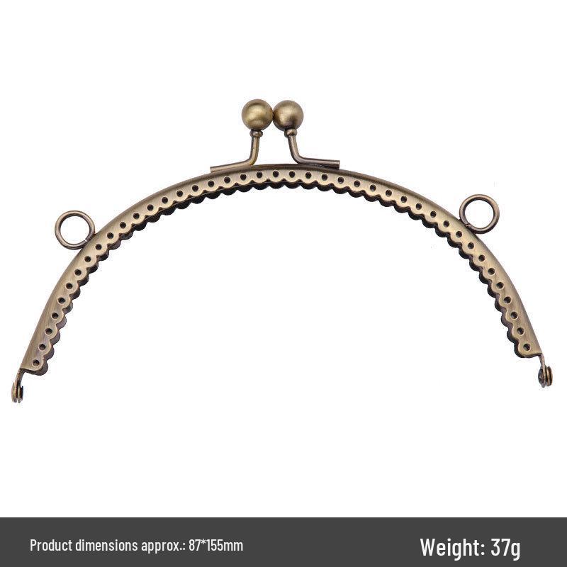 Retro Handmade Coin Purse Clasp Clips - DIY Material Kit for Crafting Bags