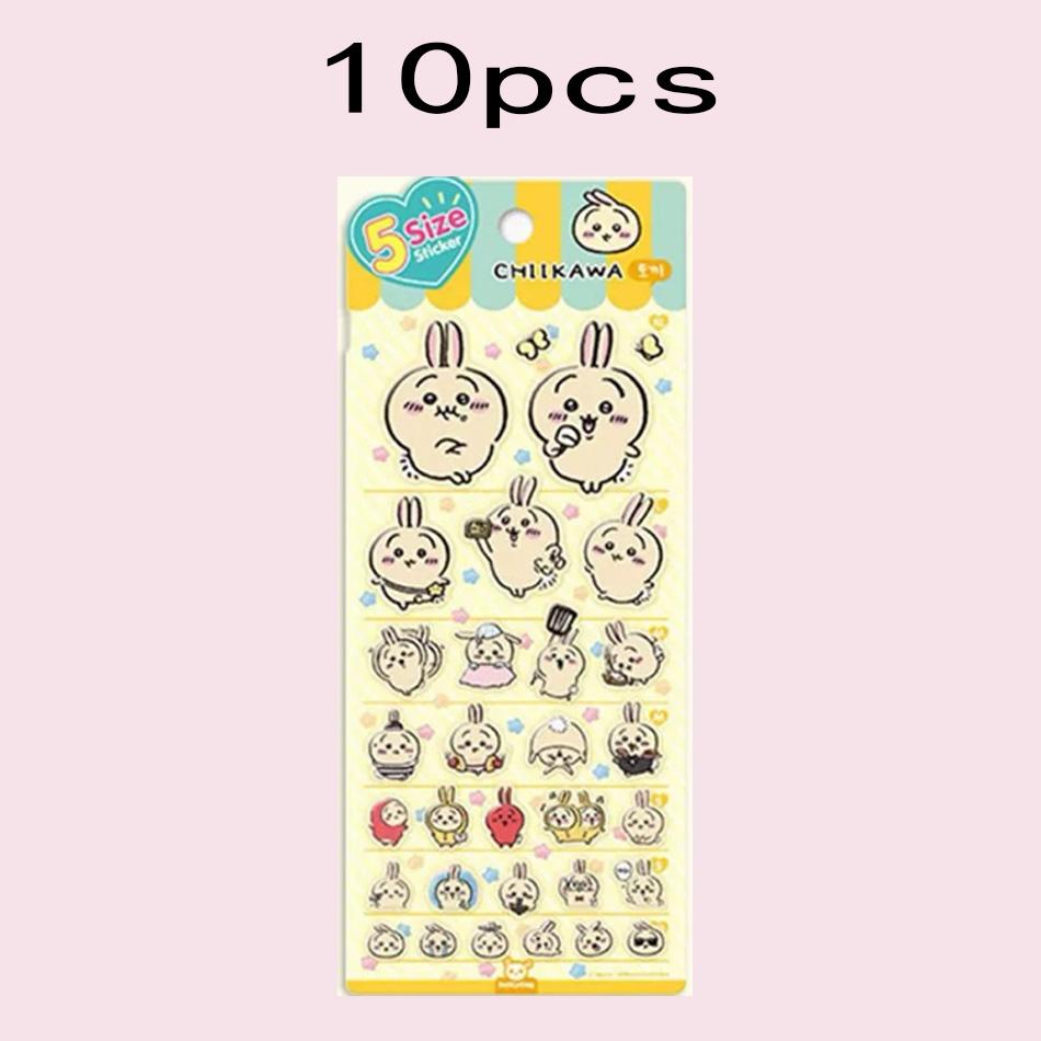 New Chiikawa Sticker Creative Drop Glue Stereo Sticker Cute Decorative Computer With Diy Decorative Stickers Gifts