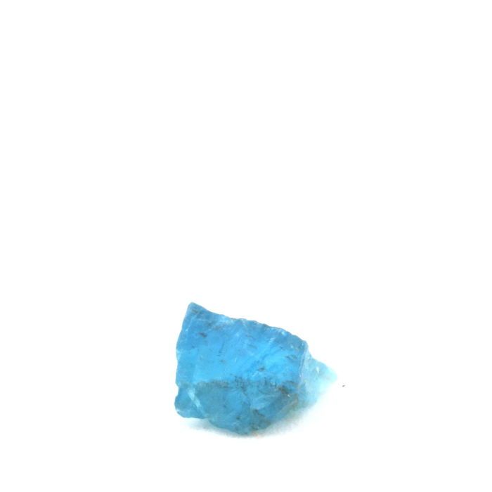 Pierres et Minéraux. Apatite bleu neon. 2.9 ct. Betroka, Anosy, Madagascar.