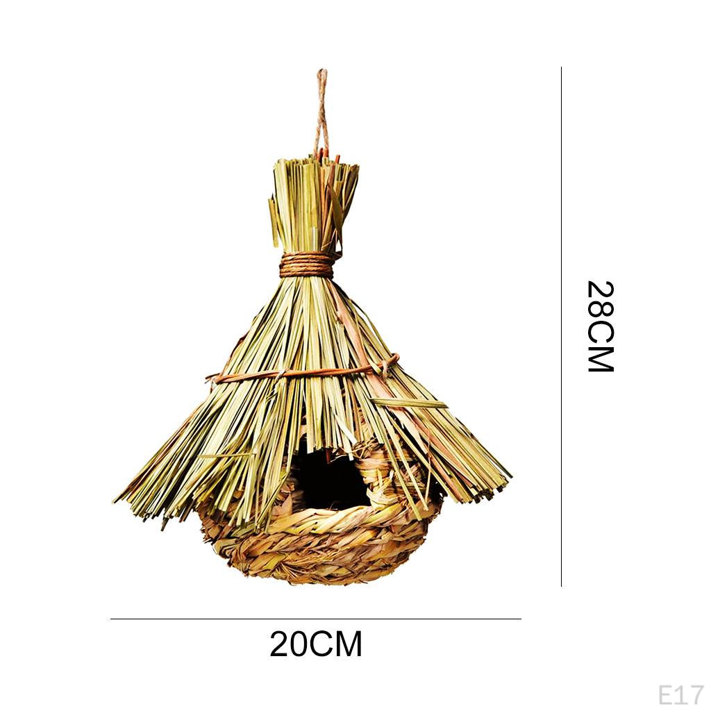 Sparrow Hut Cage Hand Woven Nest Hanging As Decoration