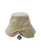 NOFFICIALNOFFICE Chunky Ribbon Bucket Hat Beige