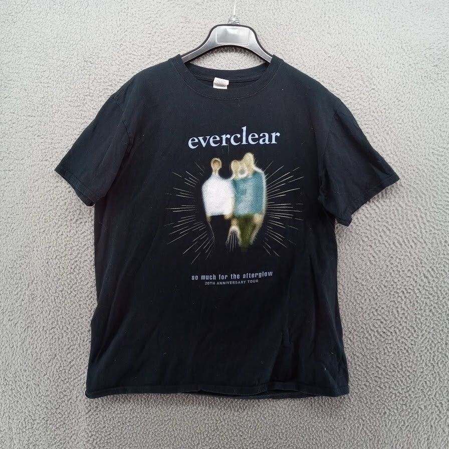 Unisex Shirt Cotton Oversize Large Size Everclear So Much For The Afterglow 20th Anniversary Black S To 5XL Shirt VK166