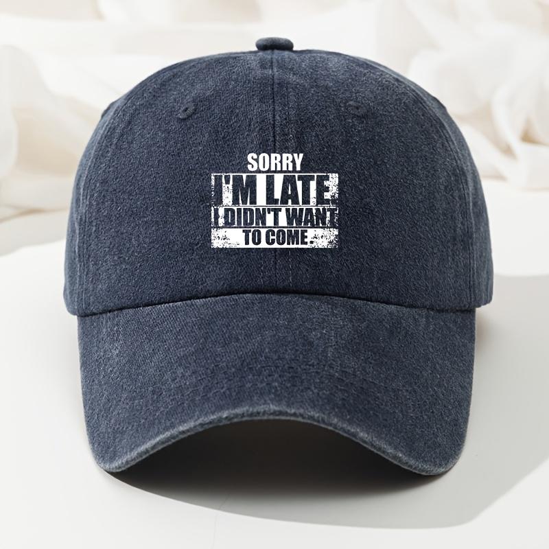 Baseball Cap Stylish Hat Men's Outdoor Baseball Cap Adjustable High Quality Truck Cap Men's and Women's Camping Hiking Fishing Hat