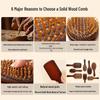 Professional Wooden Air Cushion Scalp Massage and Hairdressing Comb