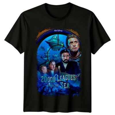 20.000 Meilen unter dem Meer (1954) T-Shirt im Retro-80er-Jahre-Stil, inspiriert von Filmplakaten