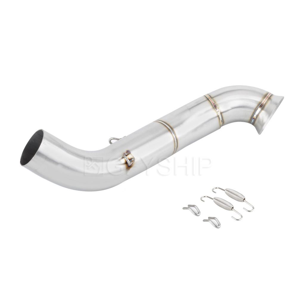 For Husqvarna 701 Svartpilen 2019 2020 For KTM DUKE 690 2013-19 Escape Slip-on Motorcycle Exhaust Mid Link Pipe 51MM Slip-on