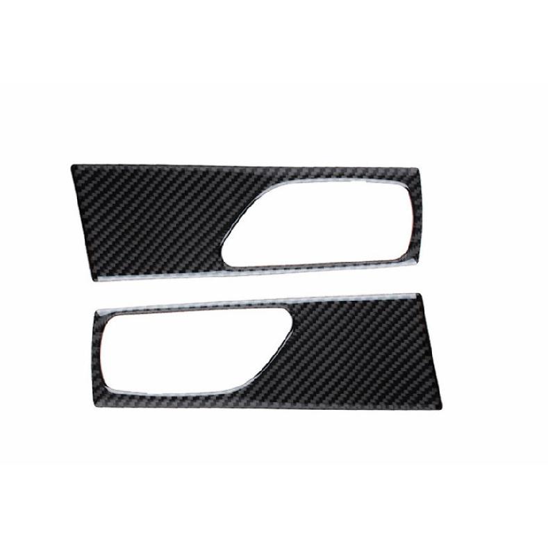 Rear Door Interior Handle Cover Trim For Lexus IS 2013- 300 350 Carbon Fiber