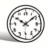 Cartoon Design Digital Wall Clock 30cm Size Wooden Round Clock Creative Clock  Home Decoration