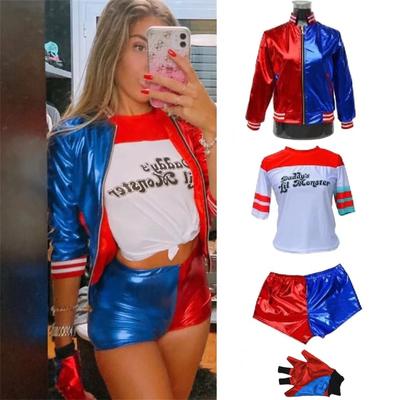 Adult Girls Cosplay Costumes Jacket Pants Christmas Sets Kids Girls New Year Party Clothes