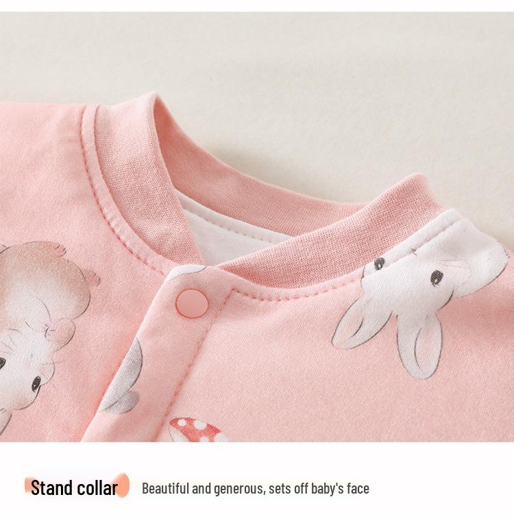 Unisex Baby Quilted Cotton Jacket - Thick, Warm Autumn/Winter Top