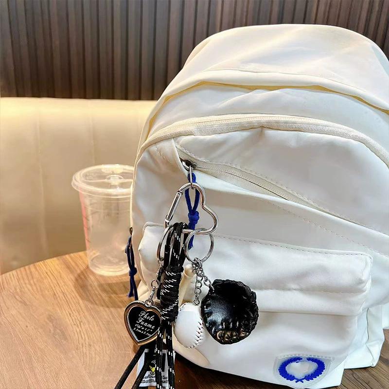 Cute Rope Bag Charms for Handbag Y2k Accessories Purse Hanging Ornament Backpack Charm Handmade Rope Car Key Chain Accessories