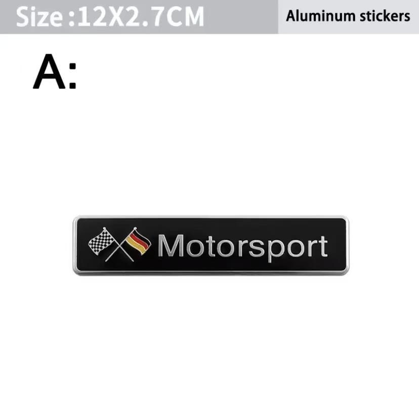 Volkswagen Series Aluminum Badge Car Body Stickers Decals For VW GTI Polo Golf Passat Tiguan Arteon Taigo Caddy Jetta CC Hub Cap