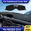 For Mazda CX 5 Cx5 2017-2024  Car Dashboard Cover Mat Dash Board Sun Shade Pad Anti-UV Artificial Leather Accessories