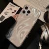 Gradient laser silvery silicone phone case for iPhone 17 16 15 14 13 12 11 Pro Max Air Plus full shockproof soft bumper cover
