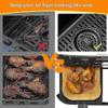 Disposable Paper Baking Pan Air Fryer Lined Nonstick Paper Pan for Oven Microwave Cooking Rectangular Food Storage Container