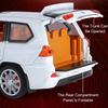 1:32 LX570 GLS580 SUV Car Model Toy Diecast Metal Doors Opened Sound Light Pull Back Off-road Vehicle Models Decorative Gifts