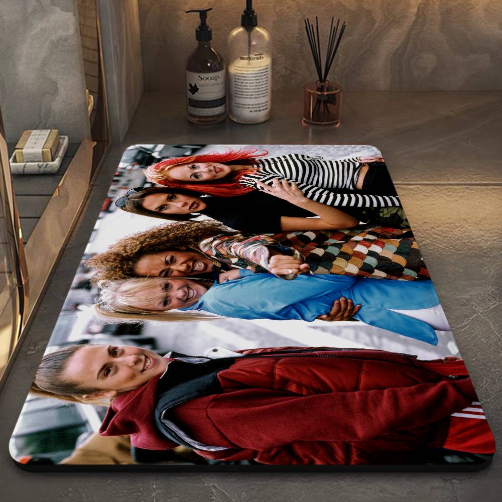 S-Spice Girls Fußmatte Kinderzimmer Schlafzimmer Dekoration Balkon Rutschfeste Fußmatte Wohnzimmer Fußmatte Teppich