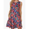 Sleeveless Dress Summer New Beach Hawaiian Print Loose Vest Skirt With Pockets