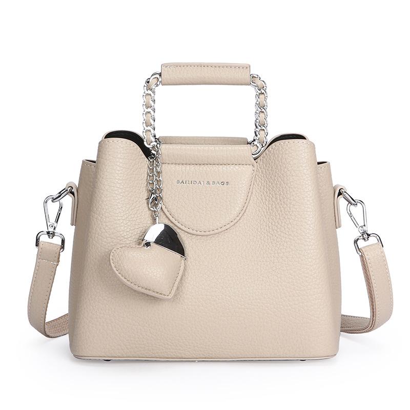 

Вместительная одноплечевая сумка-тоут, модная и стильная ручная сумка через плечо для невесты абрикосовый/бежевый