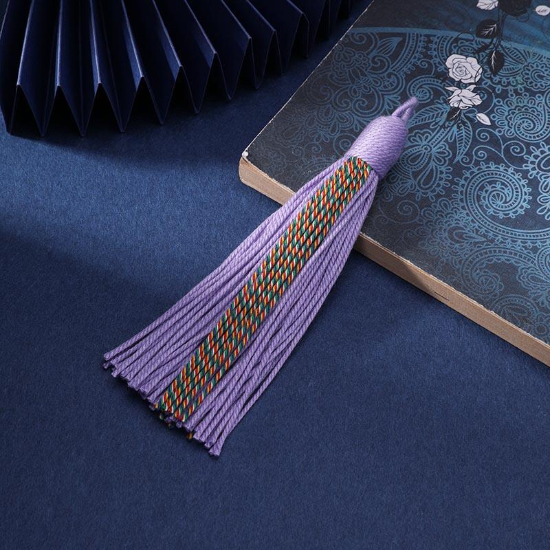 Tibetan Style Handmade Cotton Thread Tassel Ethnic Craft Clothing Accessories Pendant DIY Traditional Handmade Hanging Ornament