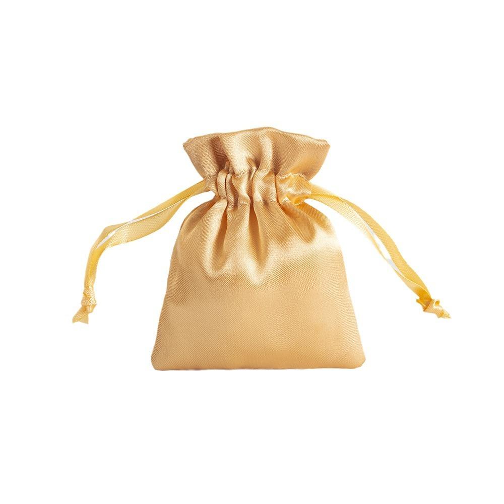 5‑Pack Satin Drawstring Pouch, Imitation Silk Jewelry Storage Bag for Gifts & Small Accessories