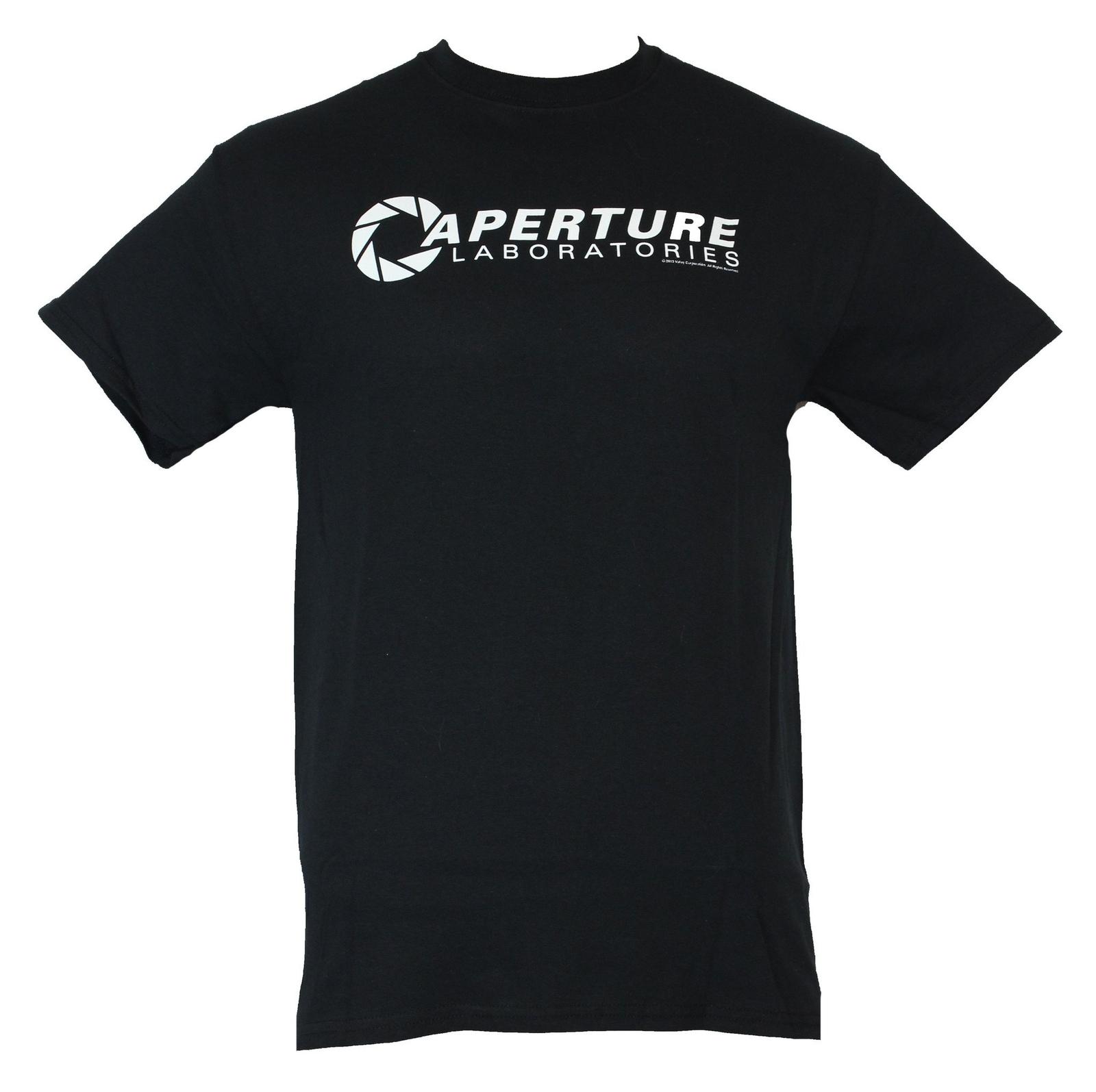 Portal Adult New T-Shirt - Aperature Science Laboratories Logo XXL