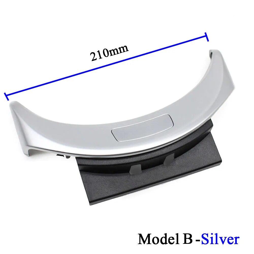Konsole Armlehne Abdeckung Schalter Taste Zentrale Lagerung Box Schalter Für Mercedes Benz C W205 GLC Klasse W253 2056803407 2056803307 Silver 210mm