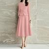 ZANZEA Women Long Sleeve Blouse and Skirts Casual Two Piece Suit Sets