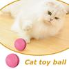 Cat Ball Toy Lighted Interactive Kitten Ball Automatic Moving Kitten Toy for Indoor Cats Relieves Boredom & Encourages Play