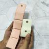 1/3Pcs Jewelry Storage Bag Earring Organizer Solid Color Mini Size Portable Foldable Travel Jewelry Organizer Case with Buckle