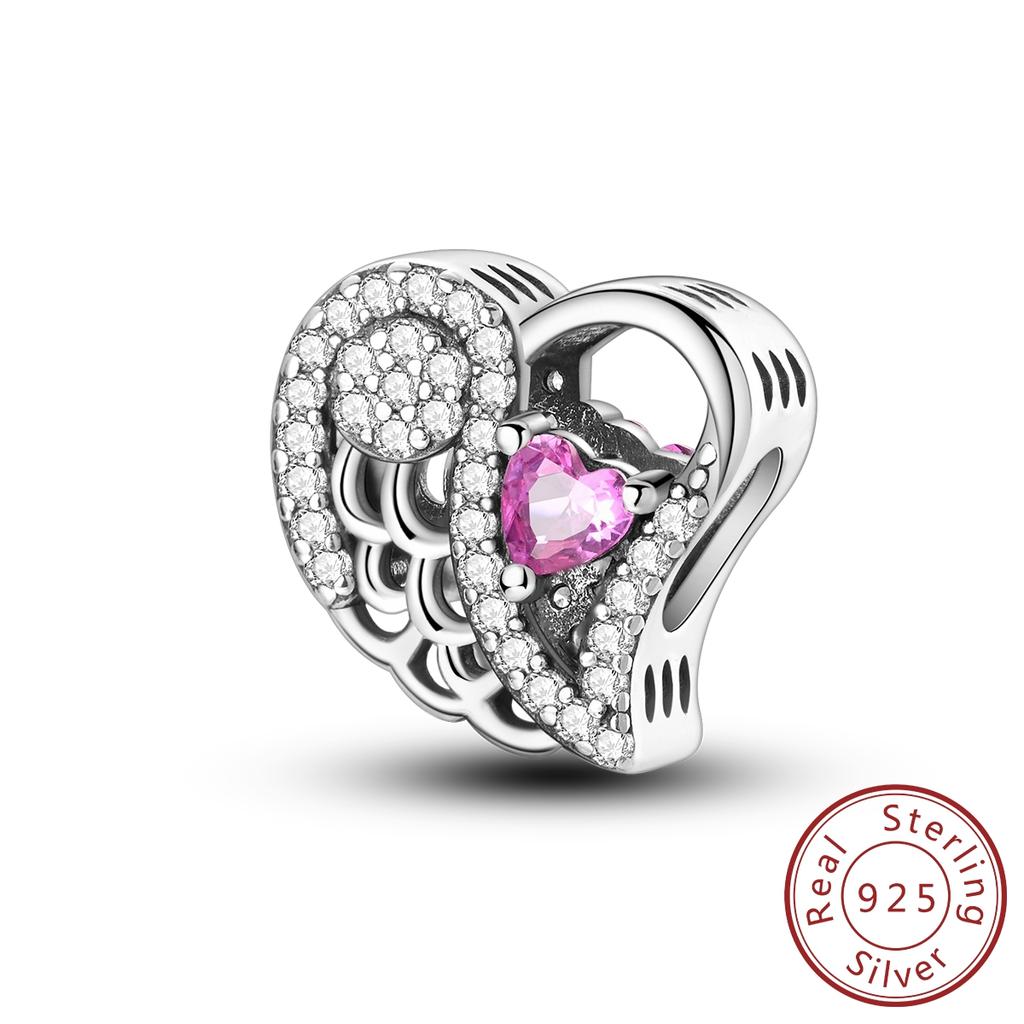 Copper Charms Beads Tree Heart Firefly Fit Pan Original Bracelet Pendants Diy Fine Jewelry