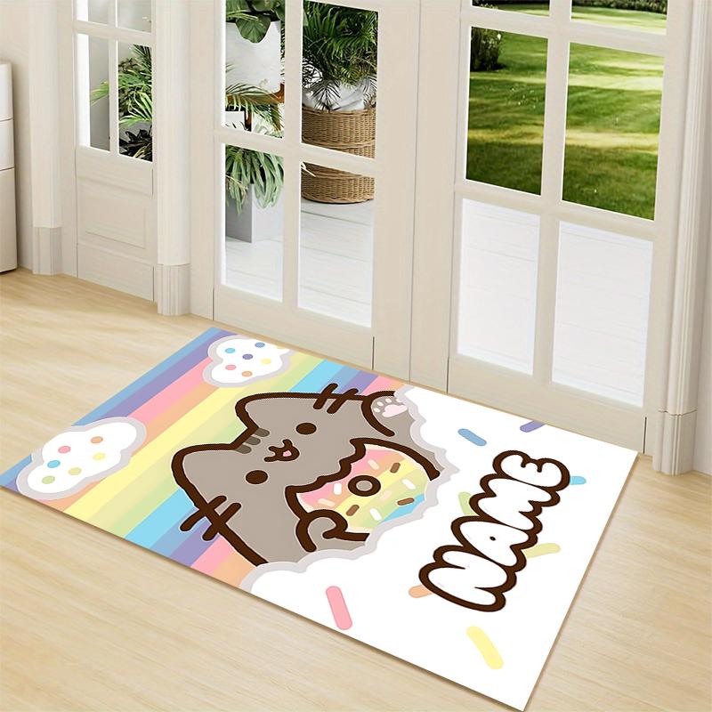 Custom Name Fall Guys Party Carpet Rug Customizable Soft Washable Anti-Slip Home Living Room Sofa Mats Personalized Rug. 090990
